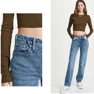 Good American’90s Icon Jeans in Blue Size 25